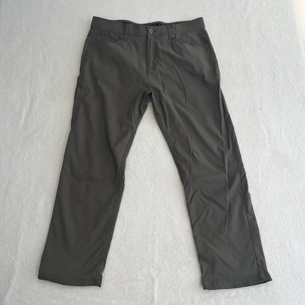 Gerry Pants Men's 36x30 (Actual: 36x28) Olive Green Outdoor/Hiking Explore